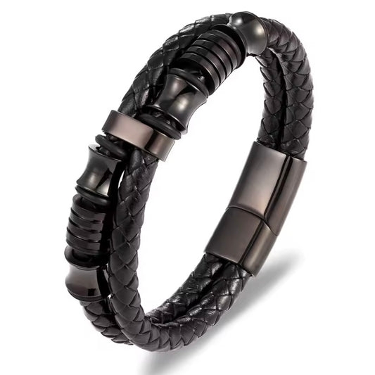 Charme Lederen Armband Z - 23/25 cm