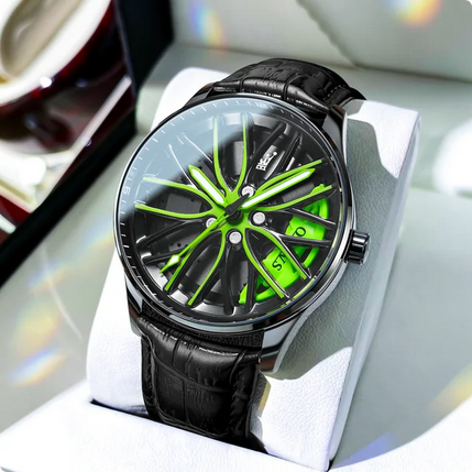 Montre de luxe pour hommes Olevs Wheel