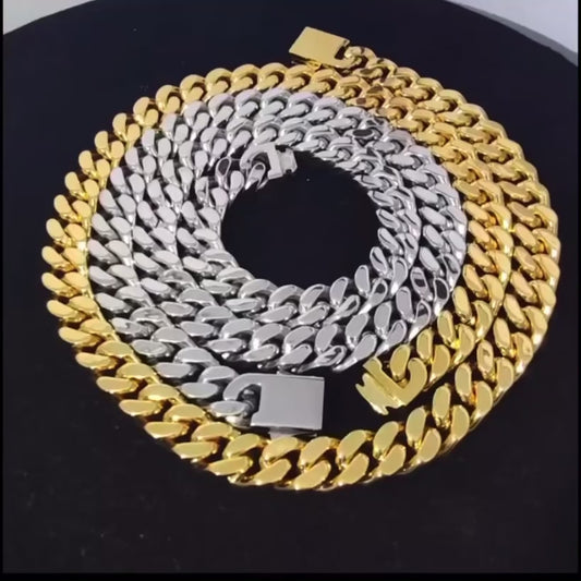 Nuoya™ Gold Plated RVS 4-Side Curb