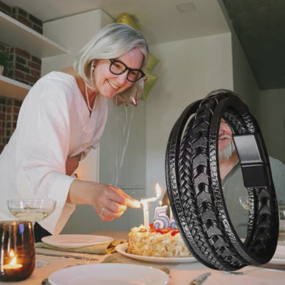 Klassieke herenarmband - 📏 Nu beschikbaar in 21 cm